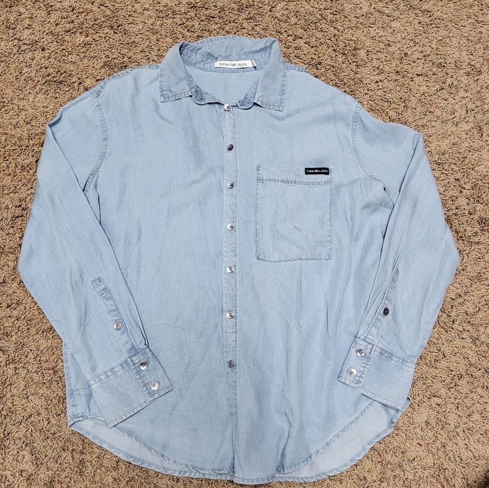Denim Button Down - image 1